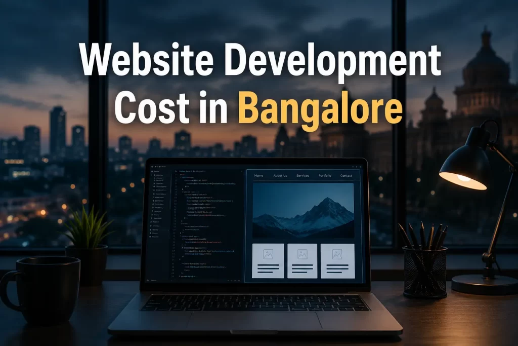 website development cost in Bangalore
